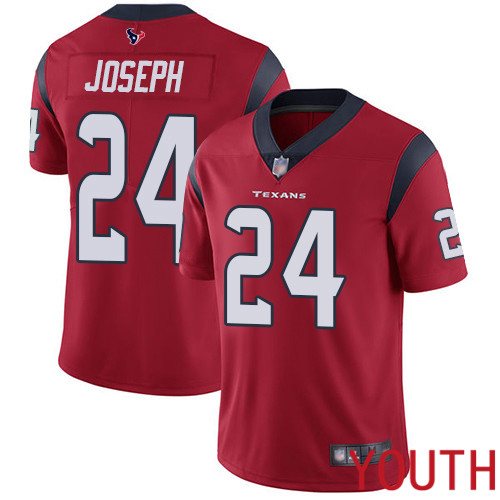 Houston Texans Limited Red Youth Johnathan Joseph Alternate Jersey NFL Football #24 Vapor Untouchable->women nfl jersey->Women Jersey